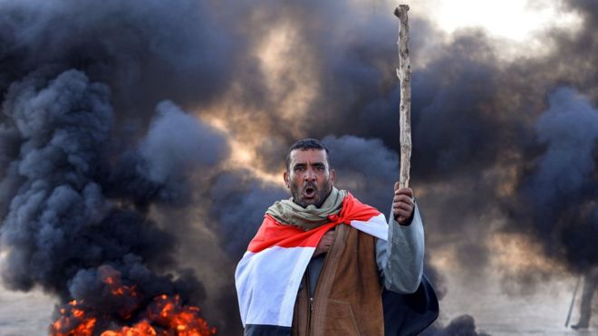 مظاهرات العراق: قتلى وجرحى في هجوم على المحتجين في النجف