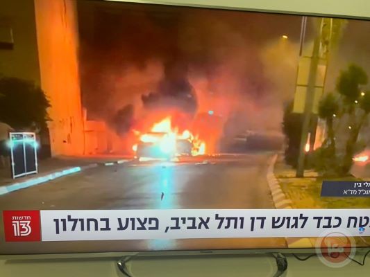 المقاومة الفلسطينية تقصف تل أبيب بـ 130 صاروخاً رداً على قصف برج سكني